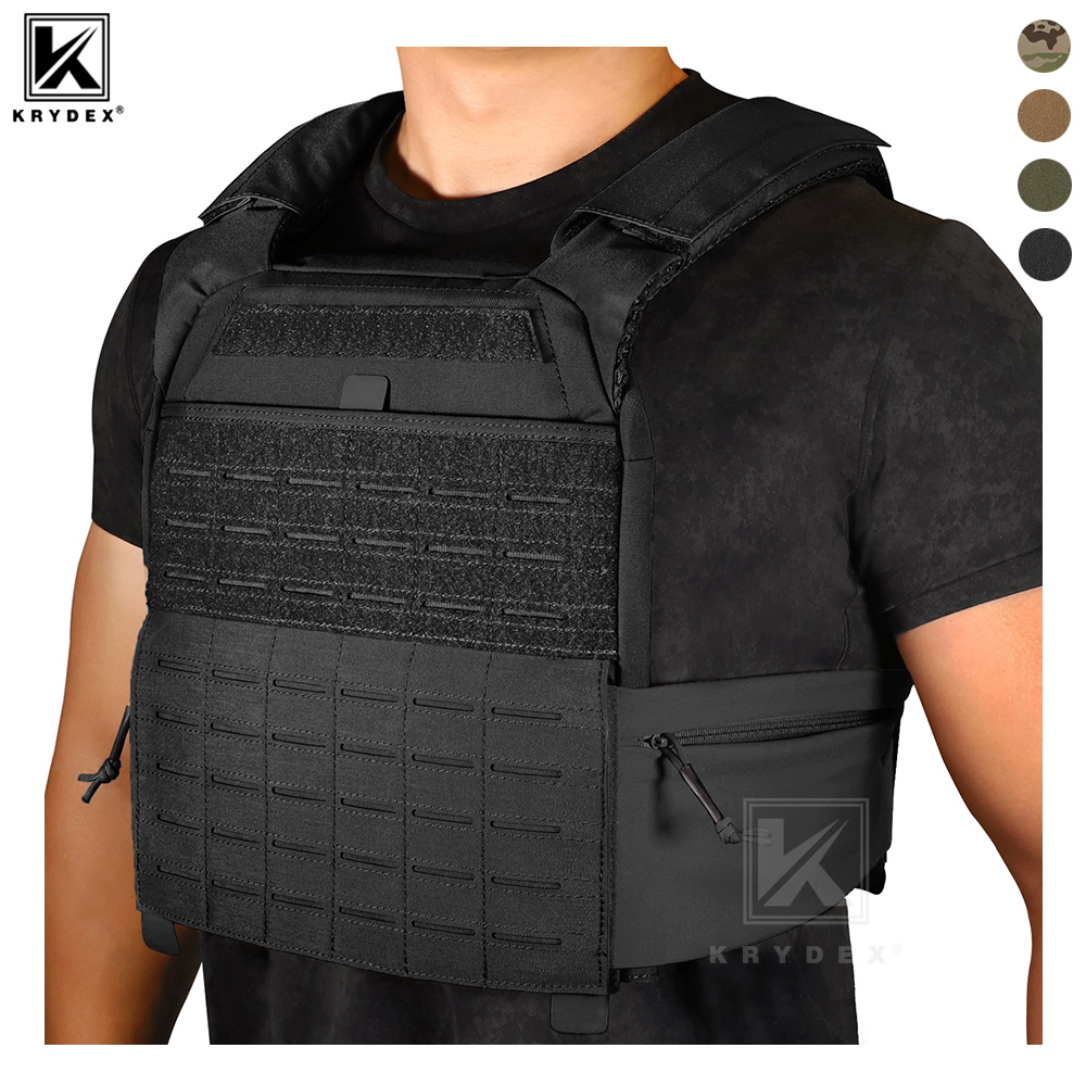 Crossfit Weight Vest - KRYDEX ยุทธวิธีการฝึกอบรมเสื้อกั๊ก Strength Weighted MOLLE PLATE