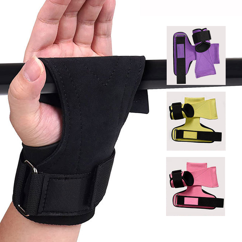 Gear For Crossfit - ตัวป้องกันปาล์มหนาสําหรับยิมนาสติก Crossfit,ตัวป้องกันปาล์ม,แถบกันลื่น,ถุงมือยกน้ําหนัก,ถุงมือยิม,ใหม่