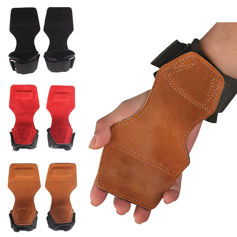 Gear For Crossfit - ถุงมือยกน้ำหนักหนังหนา, แผ่นป้องกันฝ่ามือ, ถุงมือกันลื่น, แผ่นป้องกันฝ่ามือแบบใหม่สำหรับครอสฟิตยิมนาสติก, จับถนัดมือ