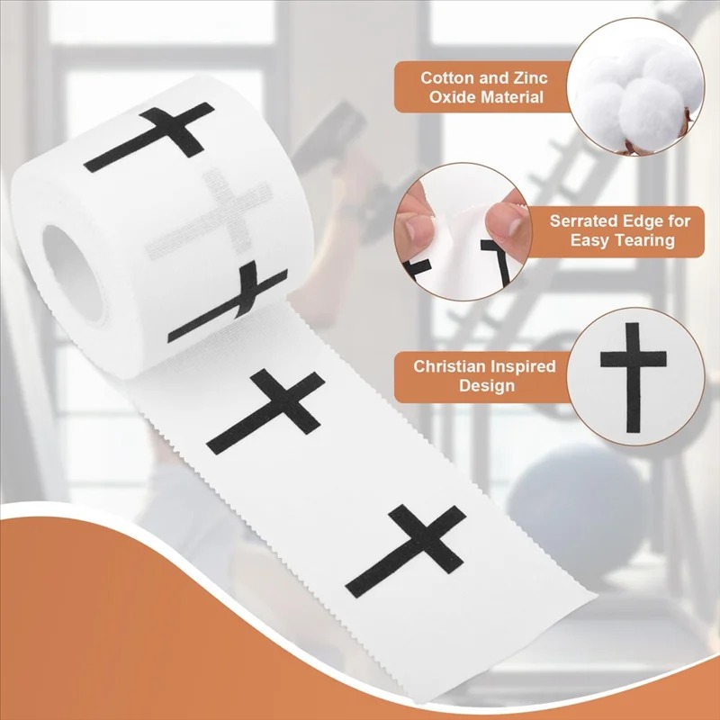 Finger Tape Athletic - เทปผ้าฝ้ายขอบหยักสำหรับกีฬา ผ้าพันแผลสำหรับนิ้ว ข้อมือ ข้อเท้า ช่วยพยุงและป้องกัน สำหรับกิจกรรมปีนเขาและกิจกรรมกลางแจ้ง
