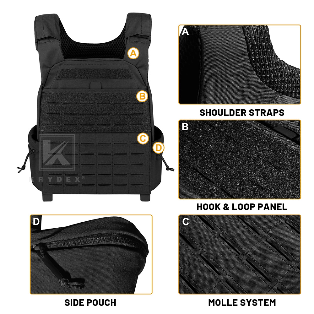 KRYDEX ยุทธวิธีการฝึกอบรมเสื้อ - Crossfit Weight Vest บทวิจารณ์และราคา