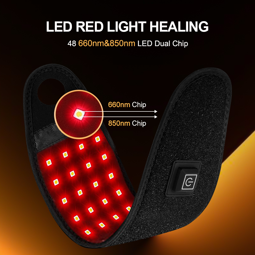 สายรัดข้อมืออินฟราเรด LED 660n - Wrist Wrap Support บทวิจารณ์และราคา