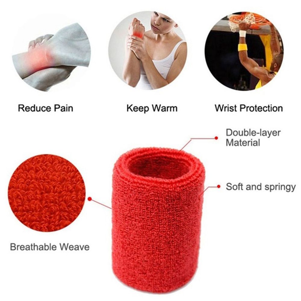 1/2Pcs Unisex สายรัดข้อมือกีฬา - Wrist Wrap Support บทวิจารณ์และราคา