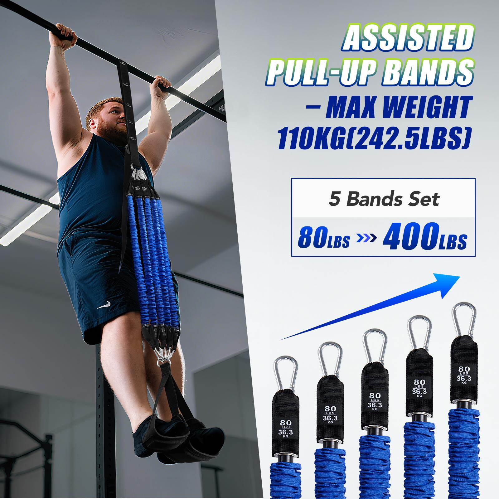 ชุดสายรัดช่วยดึงข้อแบบ Heavy D - Pull Up Assist Band บทวิจารณ์และราคา