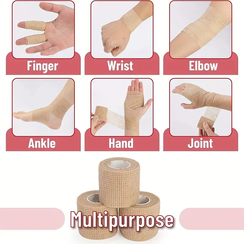 เทปพันแผลกีฬาแบบยืดหยุ่นสีเนื้ - Finger Tape Athletic บทวิจารณ์และราคา