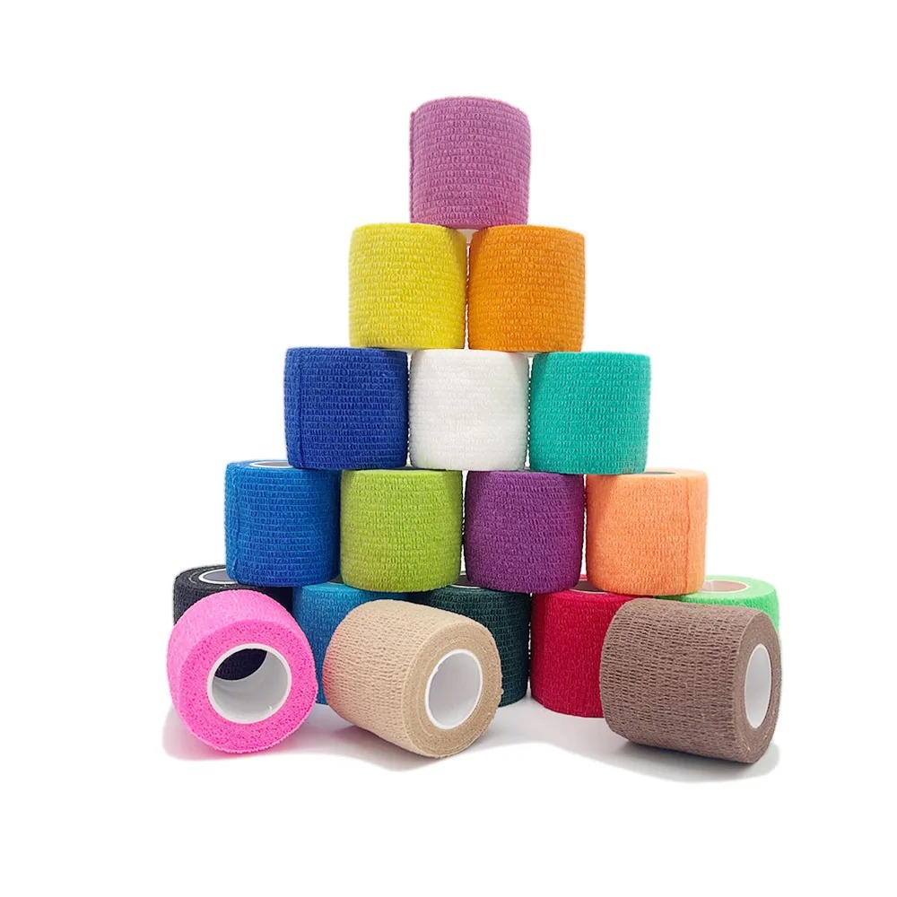 18 สีที่มีสีสันกีฬา Wrap เทปกา - Finger Tape Athletic บทวิจารณ์และราคา