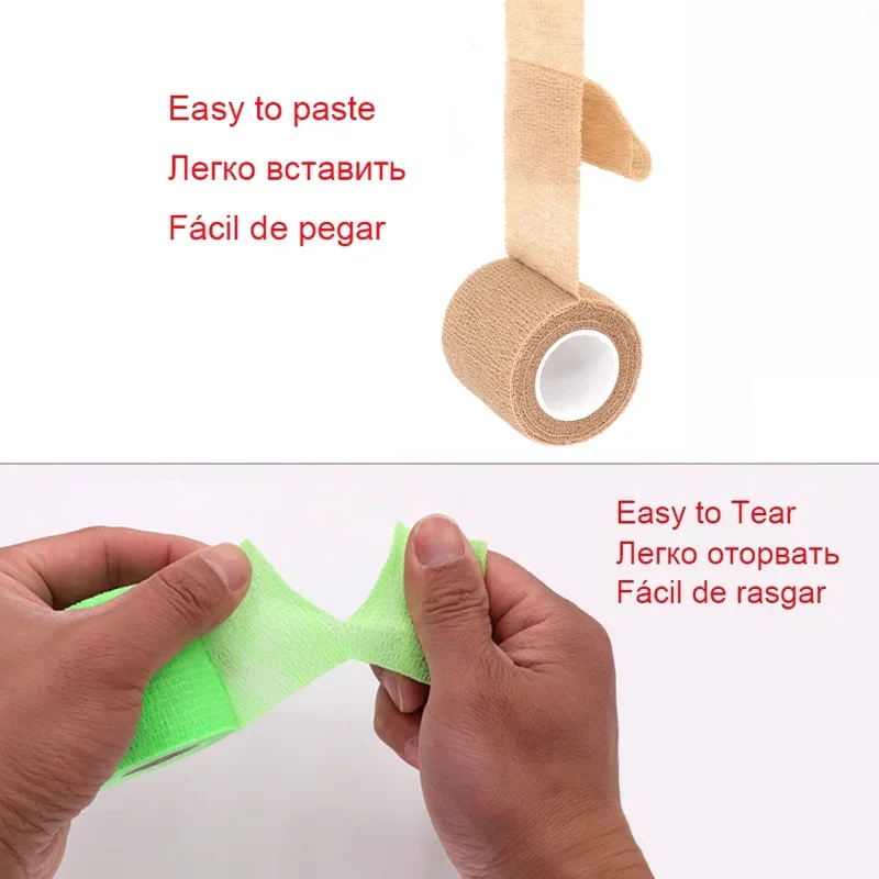 18 สีที่มีสีสันกีฬา Wrap เทปกา - Finger Tape Athletic บทวิจารณ์และราคา