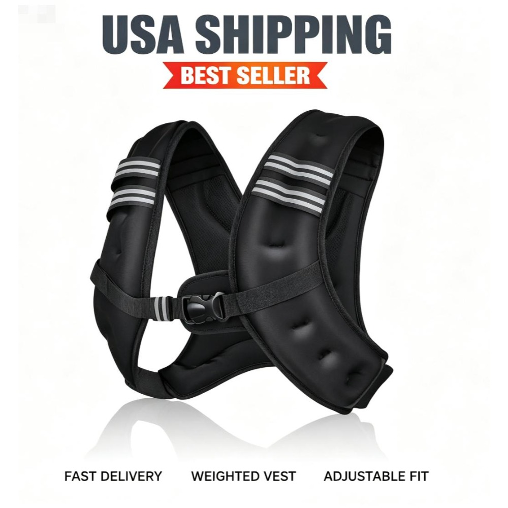 เสื้อกั๊กถ่วงน้ำหนักสำหรับออกก - Crossfit Weight Vest บทวิจารณ์และราคา